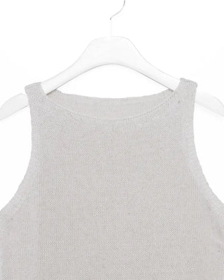 Linen knit sleeveless top