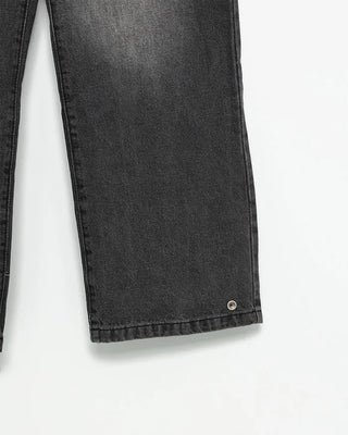 Oversized wide denim pants