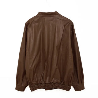 Oversized Leather Jumper