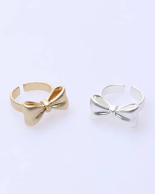 Ribbon motif ring