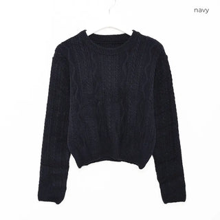 Basic Cable Knit Round