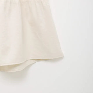 Ribbon long tiered skirt