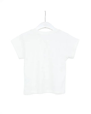 Basic cropped short-sleeved T-shirt