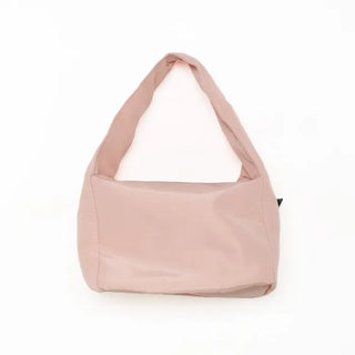 Vivid Shirring Square Tote Bag