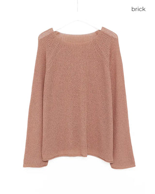 See-through oversized knit