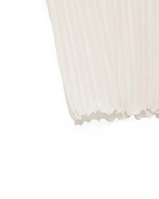 Pleated Wave Half Sleeve T-Shirt