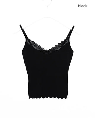 Necklace Scalloped Rib Camisole