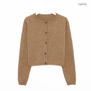 Basic Round Neck Cardigan
