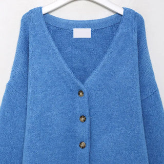 Unisex V-neck oversized cardigan