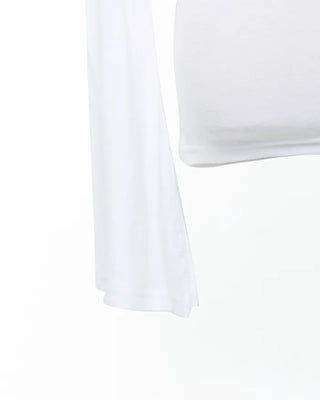 Boat neck slick point T-shirt