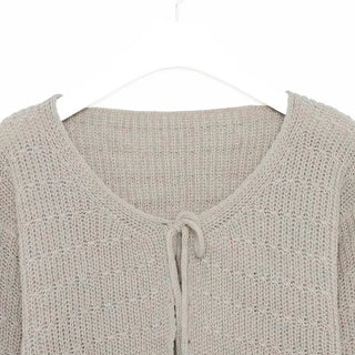 Ribbon Cropped Cardigan