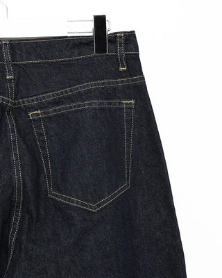 Pintuck Wide Denim Pants