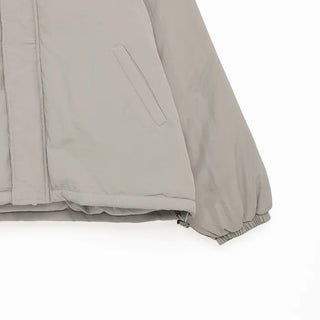 Simple Hooded Padded Jacket