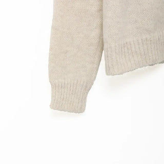Round neck Nordic cardigan