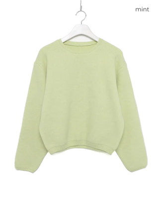 Oversized Round Neck Knit