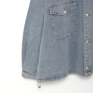 Oversized denim jacket