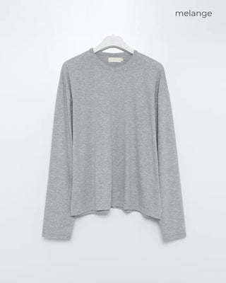 (Unisex) Simple Round Long Sleeve T-Shirt