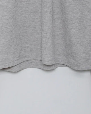 Henley neck cut and sew