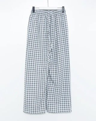 Checked Summer Easy Pants