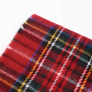 Holiday check scarf