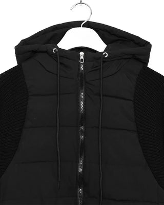 Down parka zip-up