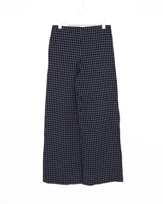 Super Wide Check Seersucker Pants