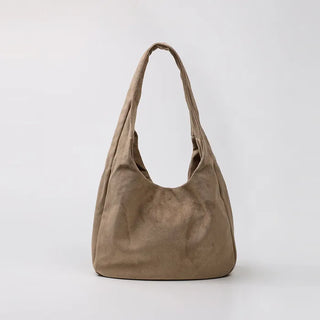 Simple suede bag