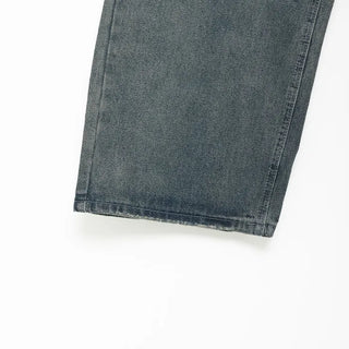 (Unisex) Vintage Wash Wide Fit Denim