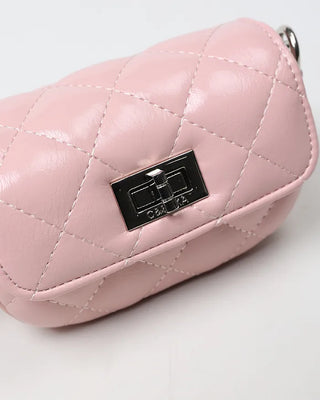 Quilted chain shoulder mini bag