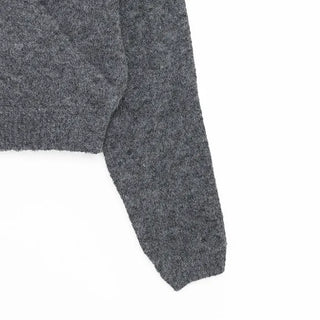 Wrap V-neck knit