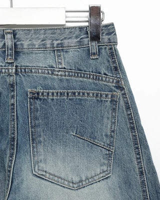 Double Yoke Point Wide Outseam Jeans