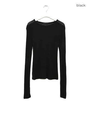 Round Long-Sleeve T-Shirt