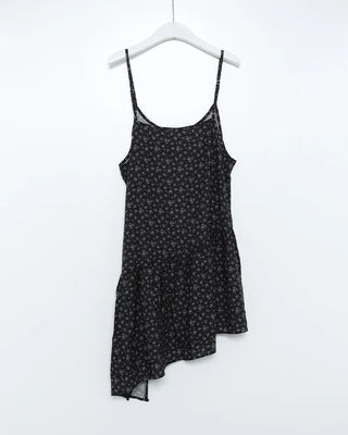 Flower Sleeveless Mini Dress
