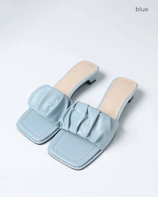 Gathered Sandals