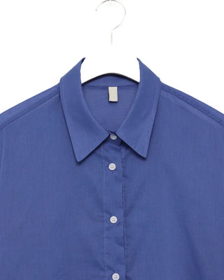 Loose-fit summer cotton shirt