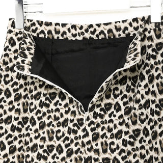 Leopard print skirt