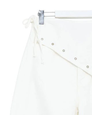 Eyelet Wrap Set Cotton Pants