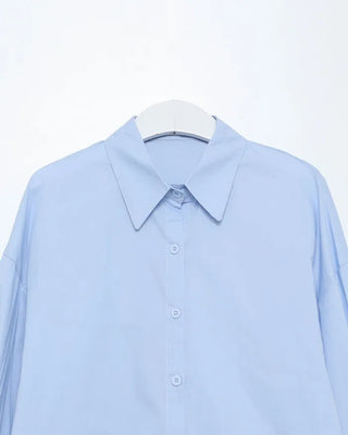 Colorful loose-fit cotton shirt
