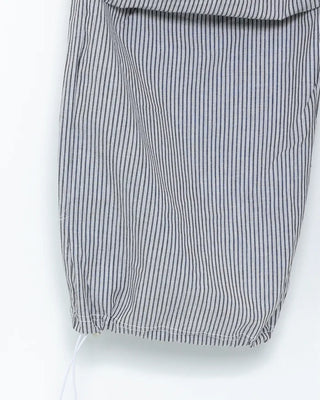 Color-block striped pants