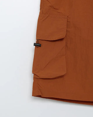 Nylon cargo Bermuda shorts