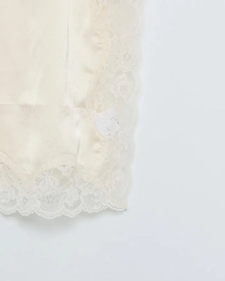 Wide lace side slit camisole