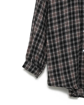 Oversized Check Flannel Shirt