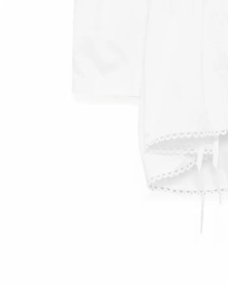 Big collar flared blouse