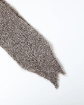 Knitted wrap hooded scarf