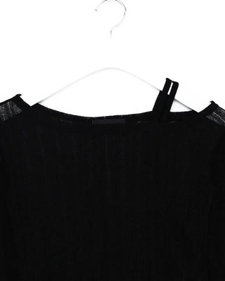 Asymmetrical String Knit
