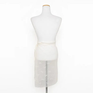 Ribbon sheer wrap skirt