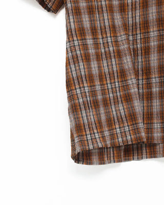 Checkered short-sleeved T-shirt