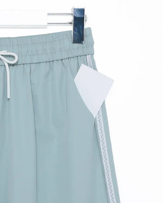 2-way lace-line windbreaker pants