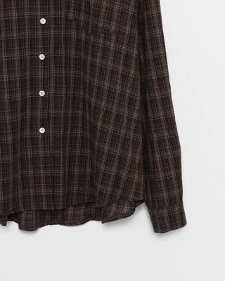 Checked oversized shirt