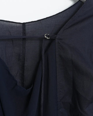 2-Way Center Seam Strap Linen Blouse